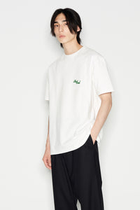 THE END T-SHIRT WHITE-GREEN