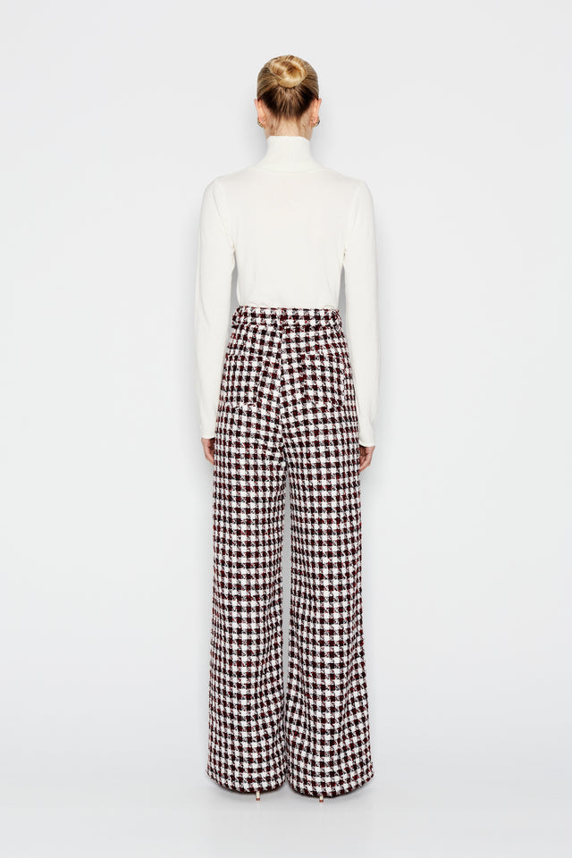 THEATRICAL HEART TROUSERS RED