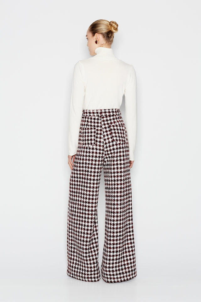 THEATRICAL HEART TROUSERS RED