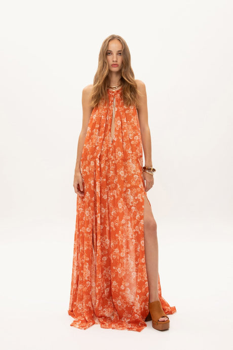 DESERT ROSE ONE SIZE MAXI DRESS