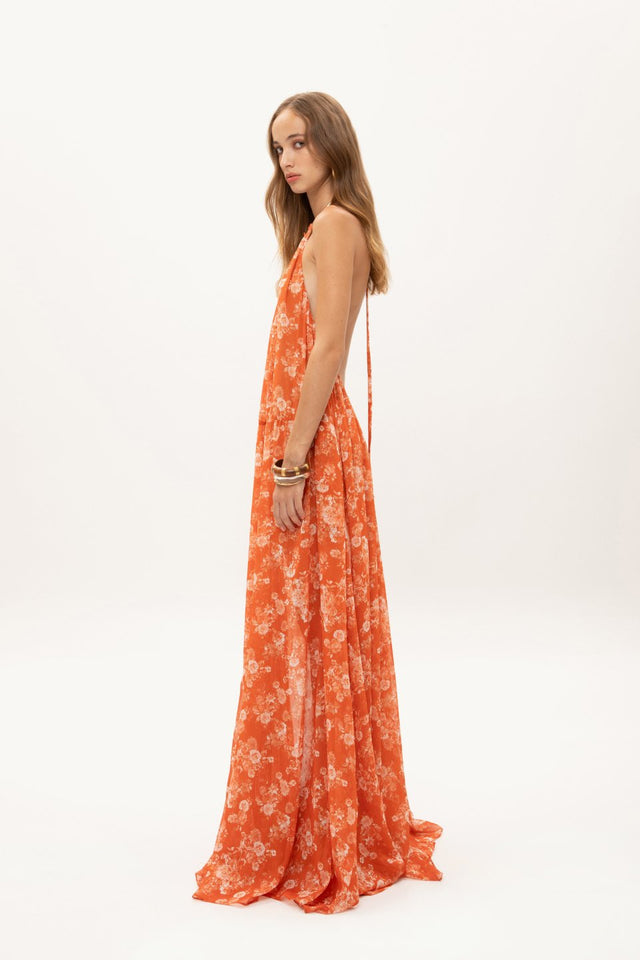 DESERT ROSE ONE SIZE MAXI DRESS