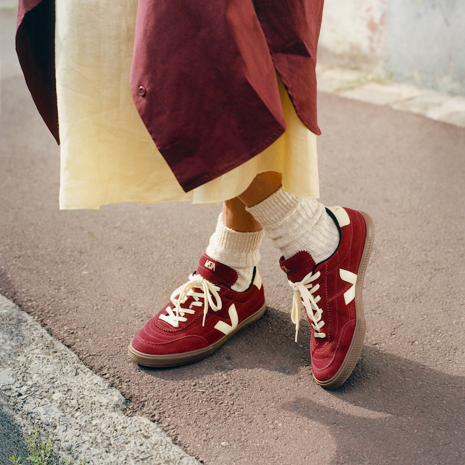 PANENKA SUEDE GRENAT SUN BARK