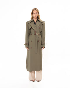KHAKI TRENCH COAT