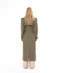 KHAKI TRENCH COAT