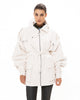 WHITE FAUX LEATHER JACKET