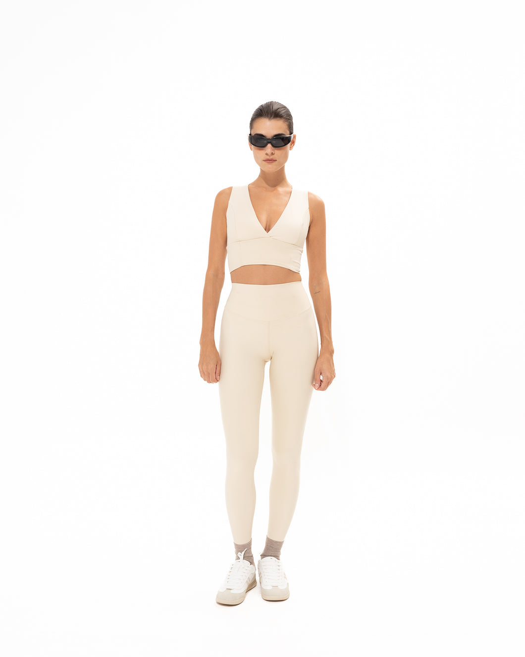 CREAM SPORTS BRA