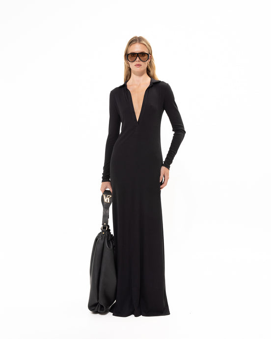 RIB MAXI DRESS