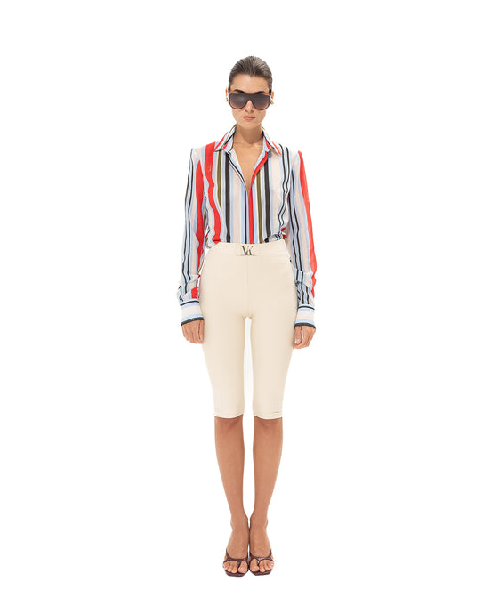 STRIPED SLIM-FIT SHIRT