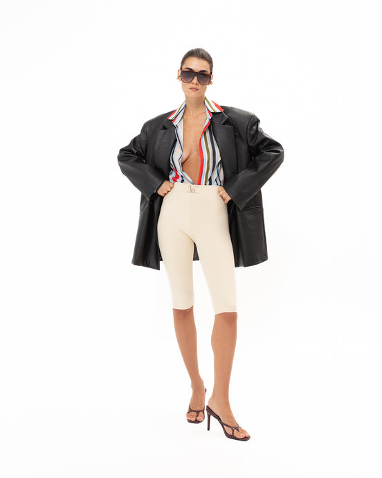 OFF-WHITE ACTIVE CAPRI PANTS