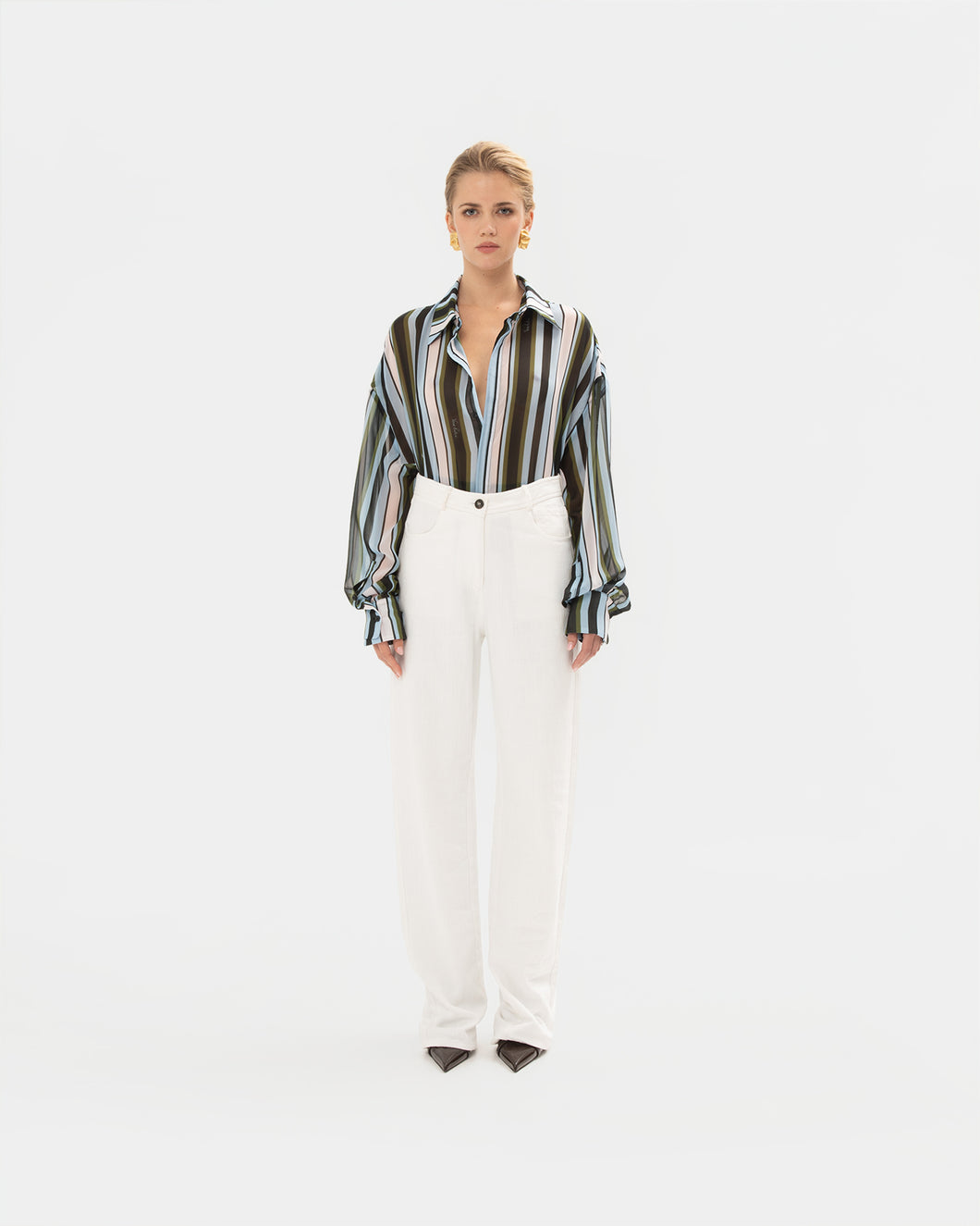 CREME STRAIGHTLINE JEANS