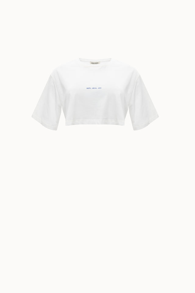 SALT, SKIN, SINCROPPED T-SHIRT