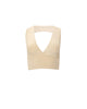 CREAM SPORTS BRA