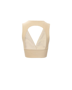 CREAM SPORTS BRA