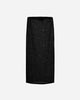 BLACK KNIT MIDI SKIRT