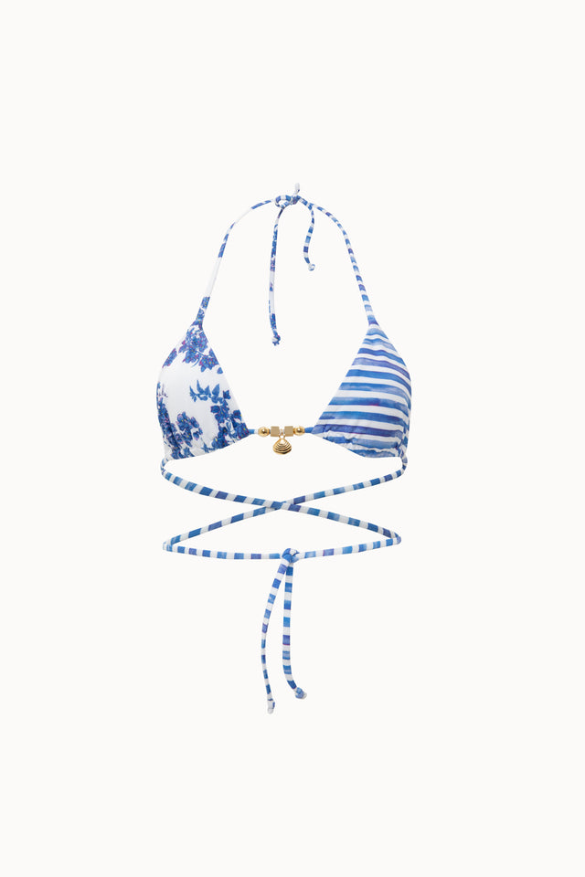 VIOLET AEGEAN TRIANGLE BIKINI TOP