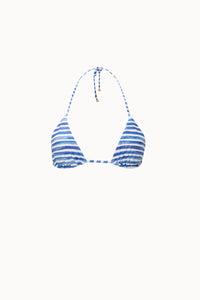 AEGEAN BLUE TRIANGLE BIKINI TOP