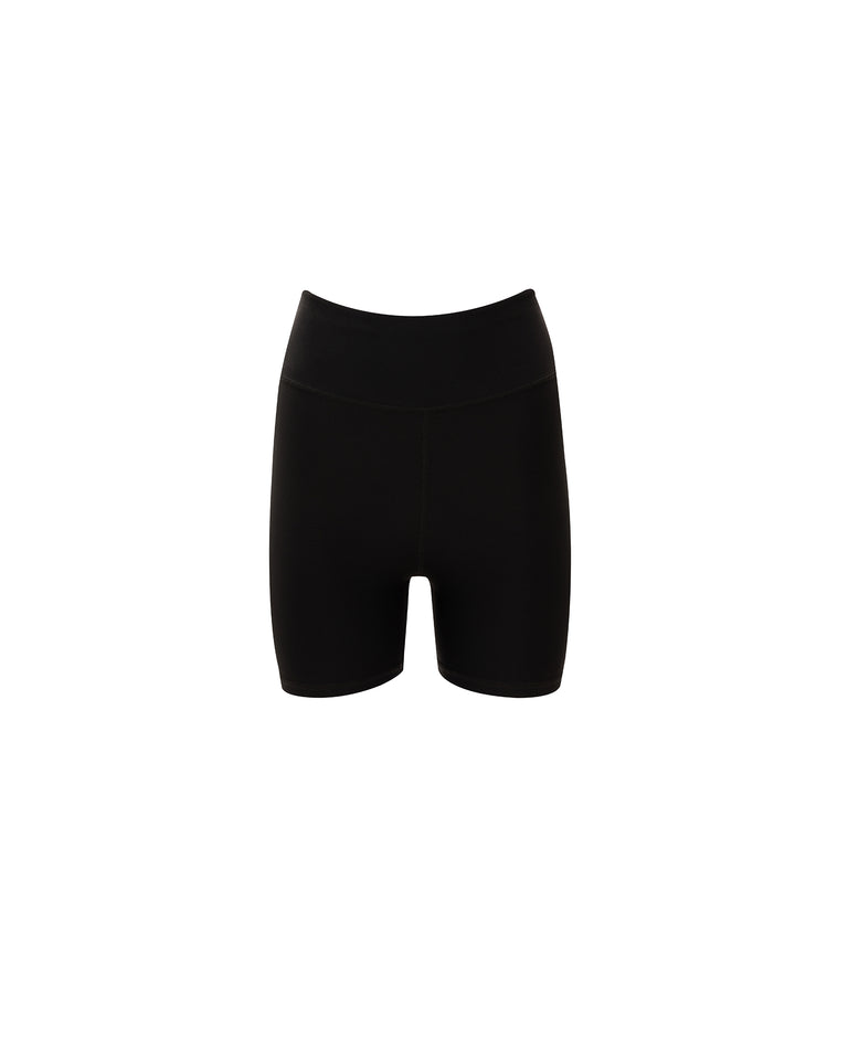 BLACK ATHLETIC SHORTS