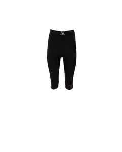 BLACK ACTIVE CAPRI PANTS