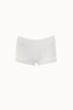 WHITE RIB SHORTS