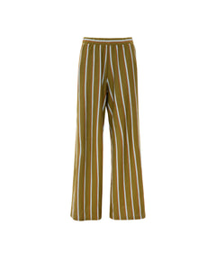 STRIPED OLIVE PANTS