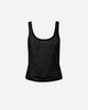 BLACK KNIT TANK TOP