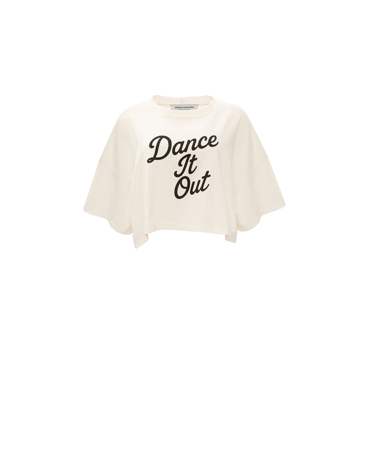 DANCE IT OUT CROP T-SHIRT