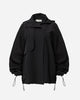 BLACK WINDBREAKER JACKET