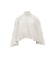 WHITE POLKA BLOUSE