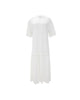 WHITE MIDI COTTON DRESS
