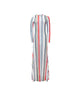 RED STRIPED MESH DRESS