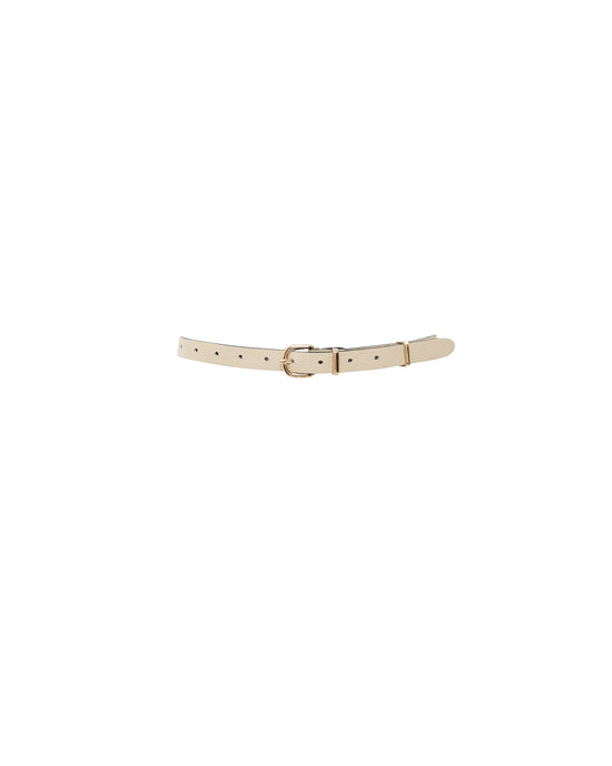 ECRU THIN BELT