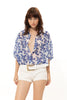 WHITE RIB SHORTS