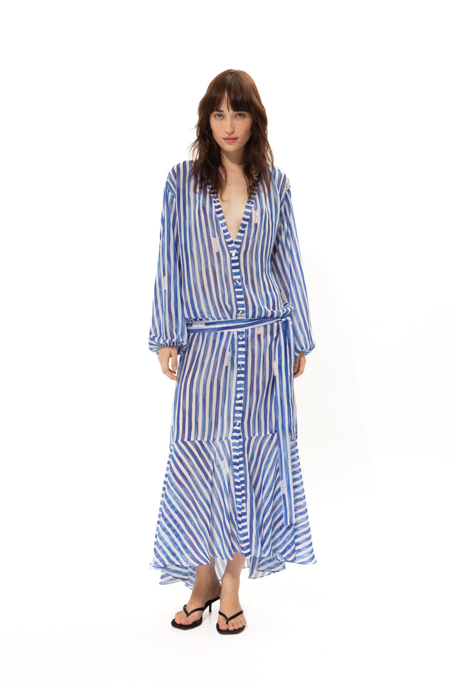 AEGEAN BLUE KIMONO