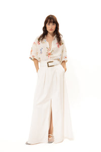 ISLAND WHITE LONG SKIRT