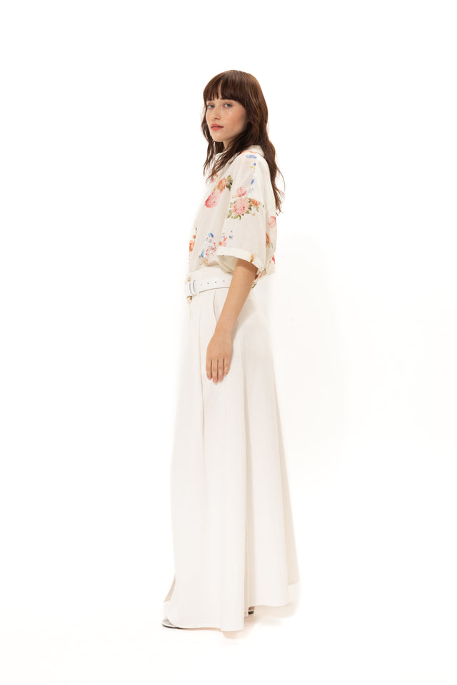 ISLAND WHITE LONG SKIRT