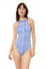 AEGEAN BLUE ONE-PIECE SWIMSUIT