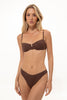 BROWN LOW CUT BIKINI BOTTOMS