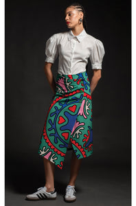 UNITY ENVELOPE MIDI SKIRT