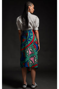 UNITY ENVELOPE MIDI SKIRT