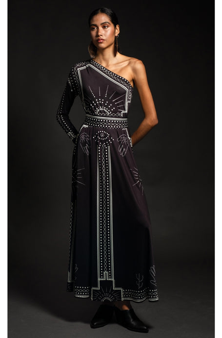 PROPHECY ONE SHOULDER LONG DRESS