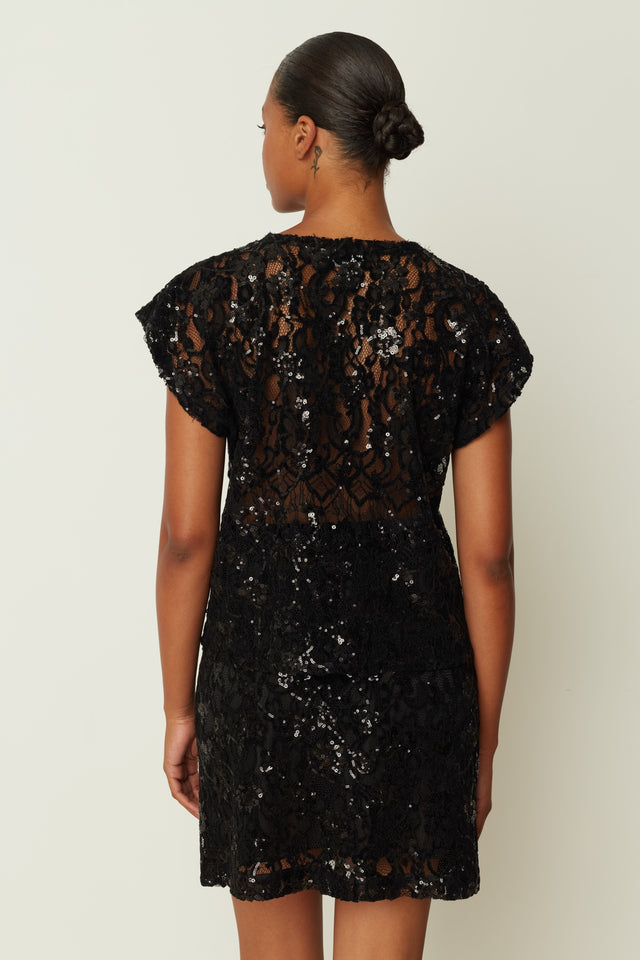 LACE SKIRT BLACK