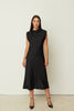 HIGH NECK DRESS BLACK