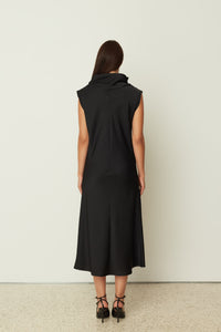 HIGH NECK DRESS BLACK