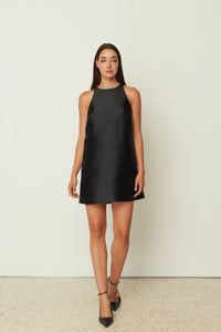 DUCHESS SHORT DRESS BLACK