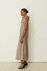 HIGH NECK DRESS GREY