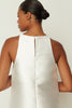 DUCHESS SHORT DRESS WHITE