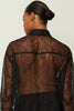 LACE SHIRT BLACK ONE SIZE