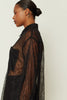 LACE SHIRT BLACK ONE SIZE