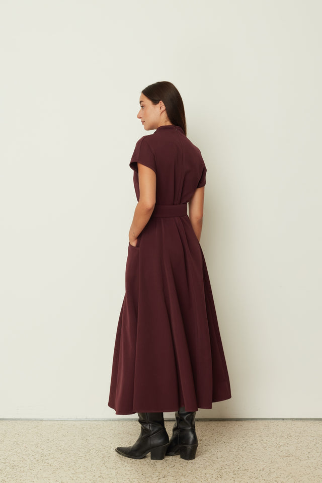 SIGNATURE DRESS BORDEAUX
