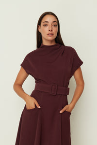 SIGNATURE DRESS BORDEAUX